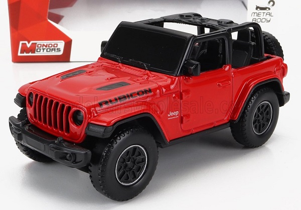 jeep wrangler rubicon open (2012), red black MM53219-168756 Модель 1:43