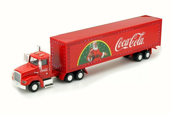 peterbilt 387 truck «coca-cola» 2001 - natale christmas 2020 443012 Модель 1:18