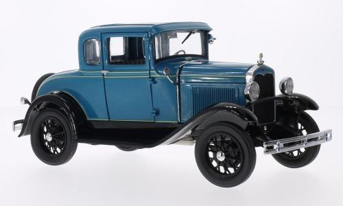 ford model a coupe blue MC6130 Модель 1:18