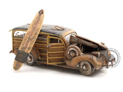 chevrolet woody wagon surf - weathered MC86005 Модель 1:18