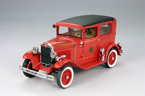ford tudor fire truck in red MOT44001 Модель 1:18