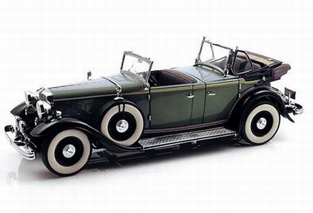 lincoln kb convertible with top down - valley green MOT76003 Модель 1:18