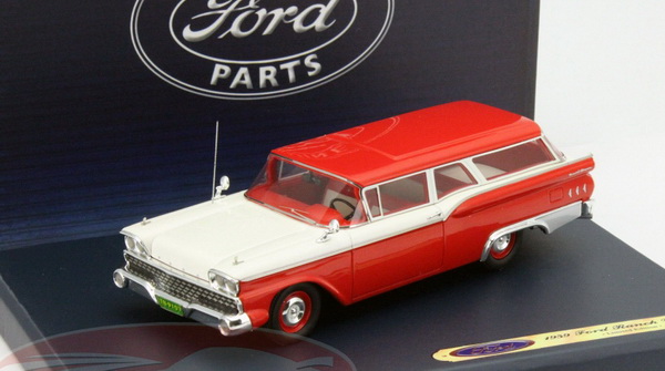 Модель 1:43 Ford Ranch Wagon - red/white