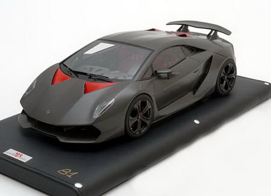 Модель 1:18 Lamborghini Sesto Elemento Concept Car - Paris - carbon/red