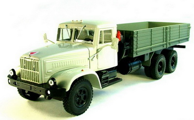 КрАЗ-257Б1 бортовой - серый H203A Модель 1:43