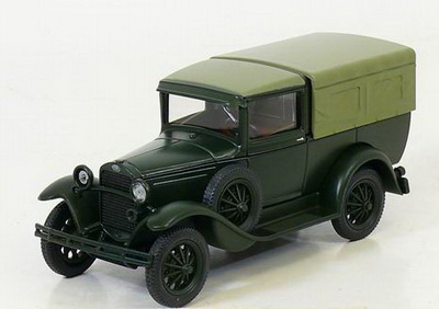 Модель 4 Пикап (тент) - Зеленый H554A Модель 1:43