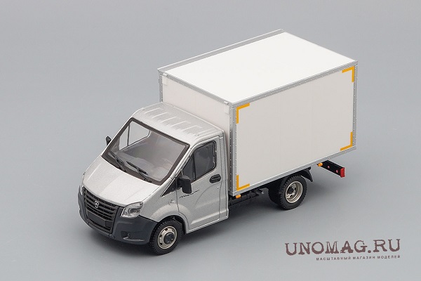 Модель 1:43 A21R23 хлебный фургон, серебристый