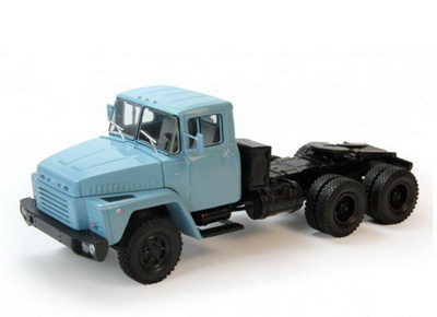 Модель 1:43 КрАЗ-252 седельный тягач - голубой