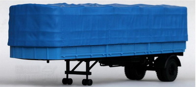 МАЗ-5205 п/прицеп - синий H852 Модель 1 43