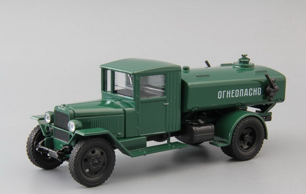УралЗиС-5М БЗ-42 "Огнеопасно" - зеленый H924 Модель 1:43