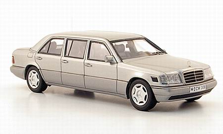 mercedes-benz e250 (v124) lang (шестидверный удлиненный седан) - silver (l.e.for modelcarworld) 169413 Модель 1:43