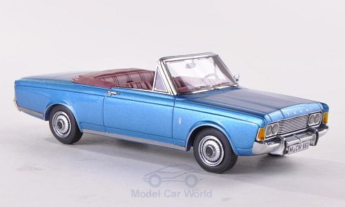 ford taunus (p7b) 26m cabrio deutsch - blue met NEO45908 Модель 1:43