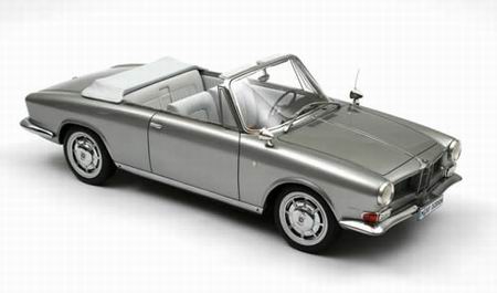 bmw quandt cabrio bertone - silver NEO18015 Модель 1:18