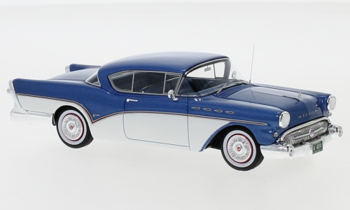 Модель 1:43 BUICK Roadmaster Hardtop Coupe 1957 Metallic Blue/White