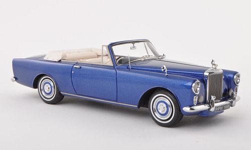 Модель 1:43 Bentley SII Continental Convertible Park Ward - blue met