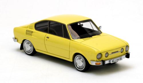 skoda 110 r coupe - yellow NEO44485 Модель 1:43