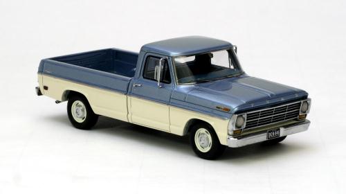 ford f100 pickup - white/blue NEO44846 Модель 1:43