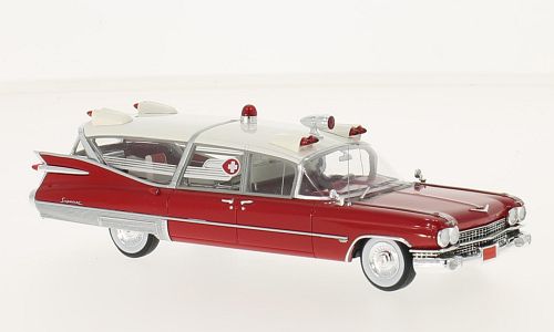 Модель 1:43 Cadillac S&S Superior Crown Royale Ambulance (скорая медицинская помощь) 1959