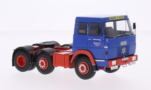 hanomag-henschel f201 «grawe & nolte» седельный тягач - blue/red NEO45310 Модель 1:43