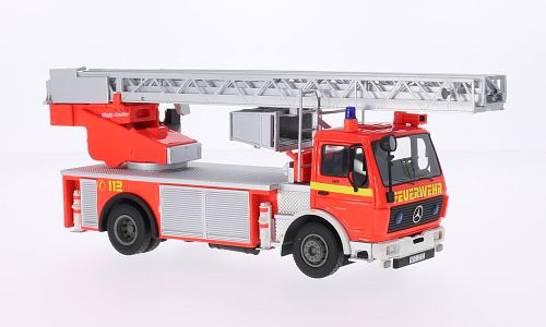 mercedes-benz 1422 dlk23-12 «metz» (пожарный с лестницей) NEO45726 Модель 1:43