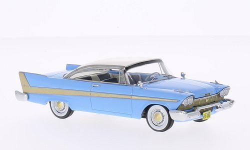 Модель 1:43 Plymouth Fury Hardtop - light blue/white