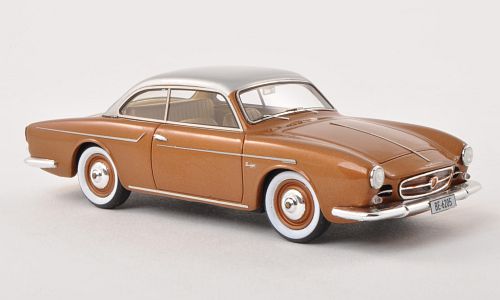 Модель 1:43 Porsche Beutler 1600 Coupe - brown met/silver