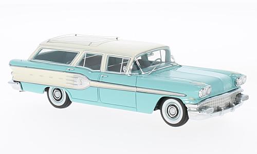 Модель 1:43 Pontiac Star Chief Safari - light turquois/white