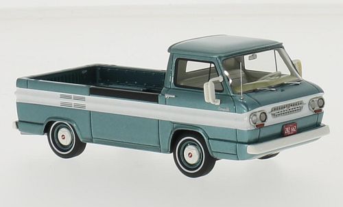 Модель 1:43 Chevrolet Corvair PickUp - turquois met/white