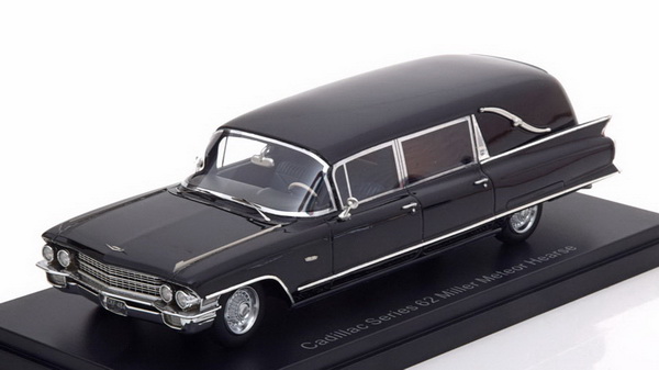 Модель 1:43 Cadillac Series 62 Miller-Meteor Hearse (катафалк) - black