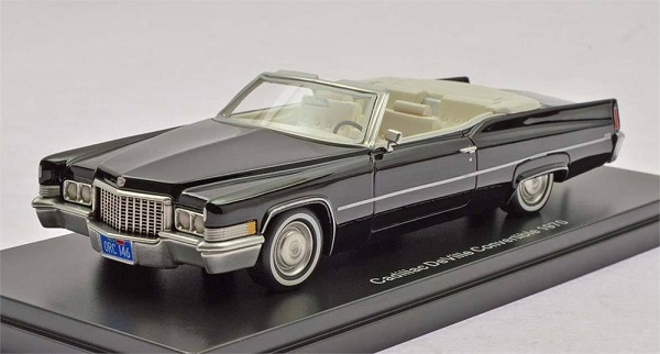 Модель 1:43 Cadillac Deville Convertible - black
