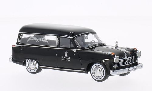 Borgward Hansa 2400 Rappold Hearses (катафалк) - black NEO49520 Модель 1:43