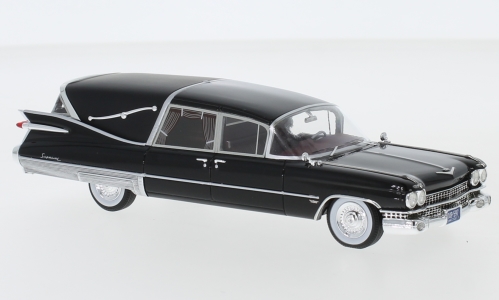 Модель 1:43 Cadillac Superior Crown Royale Landau Hearse (катафалк) - black