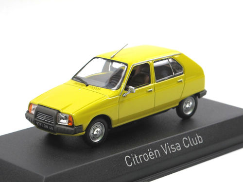 citroen visa club 1979 mimosa yellow 150940 Модель 1:43