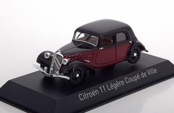 Модель 1:43 Citroen 11 Legere Coupe de Ville - dark red/black