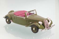Модель 1:43 Citroen Traction 15/6 Cabrio - olive green