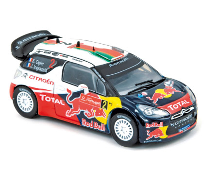 Модель 1:43 Citroen DS3 WRC №2 «Red Bull» Winner Rally Portugal (Sebastien Ogier - Julien Ingrassia)
