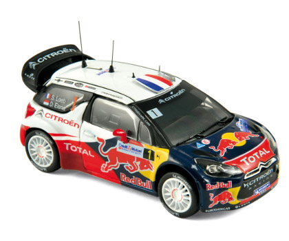Модель 1:43 Citroen DS3 WRC №1 «Red Bull» World Champion Rally France (Sebastien Loeb - Daniel Elena)
