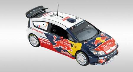 Модель 1:43 Citroen C4 WRC №7 «Red Bull» Winner Rally Portugal (Sebastien Ogier - Julien Ingrassia)