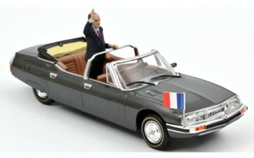 Модель 1:43 Citroen SM Présidentielle с фигуркой президента Франции Франсуа Миттеран