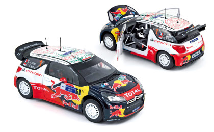 Модель 1:18 Citroen DS3 WRC №1 «Red Bull» Winner Rally Mexico (Sebastien Loeb - Daniel Elena)