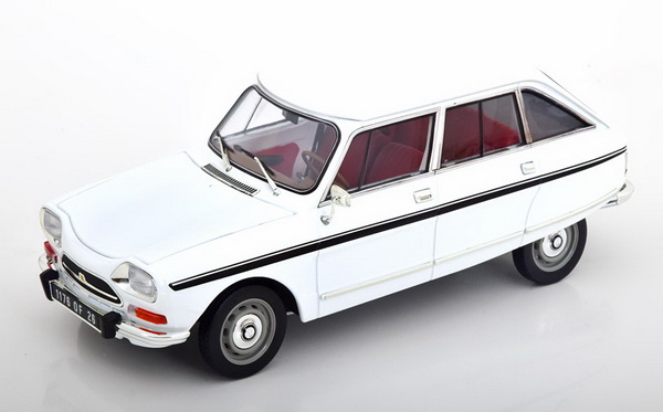 Модель 1:18 Citroen Ami Super - 1974 - White/black