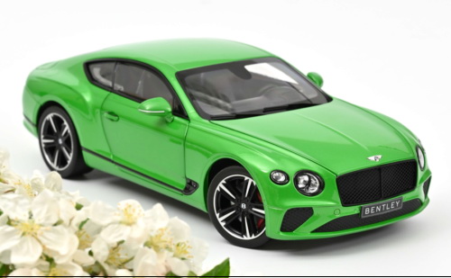 Модель 1:18 Bentley New Continental GT - apple green