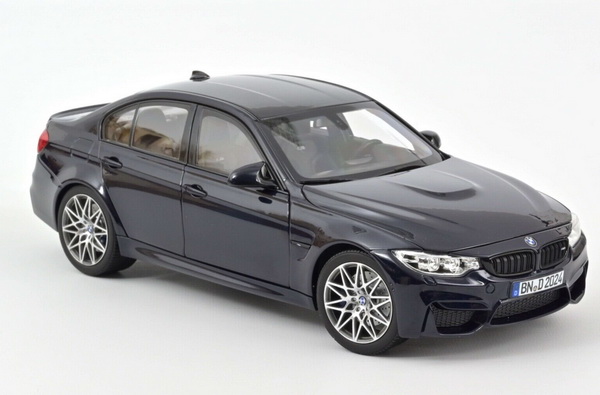 BMW M3 Competition (F80) - dark blue 183236 Модель 1:18
