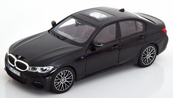 Модель 1:18 BMW 330i (G20) 2019 - Black Metallic