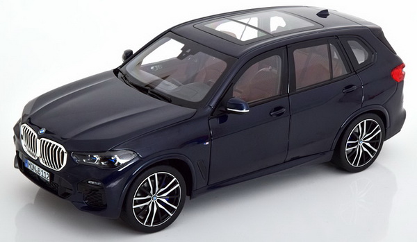 Модель 1:18 BMW X5 (G05) - blue met