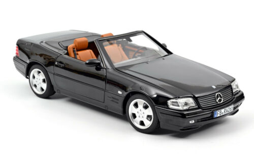mercedes-benz 500 sl (r129) roadster hardtop - black 183750 Модель 1:18