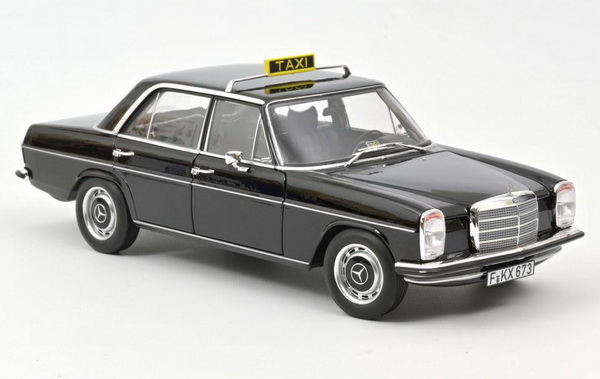 Mercedes-Benz 200/8 (W115) Taxi 1968 - black 183776 Модель 1:18