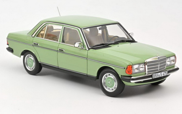 mercedes-benz 200 (w123) - light green 183796 Модель 1:18
