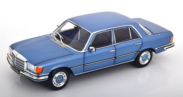 Mercedes-Benz 350 SE W116 - 1973 - Light blue met. 183971 Модель 1:18