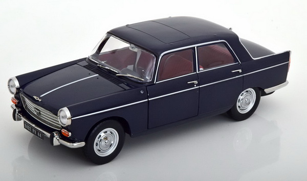 Модель 1:18 Peugeot 404 1965 - dark blue